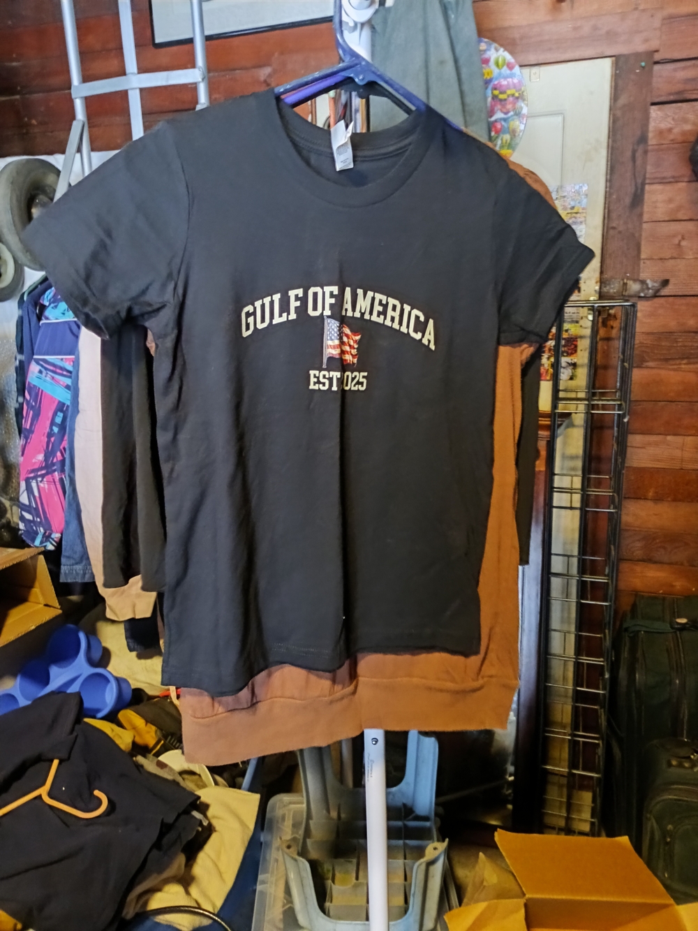 Bella Canvas Black Gulf of America Graphic Tee